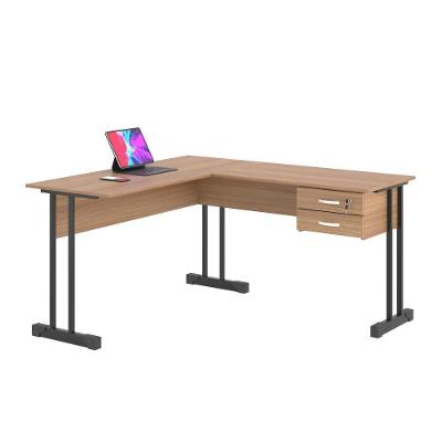 Escrivaninha Para Computador L Com 2 Gavetas Range - Montana Montana