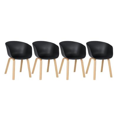 Kit - 4 X Cadeiras Cassia - Preto