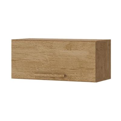 Armario Aereo Clarice 80CM MDF-MDP Basculante Amendoa Milani Movelaria
