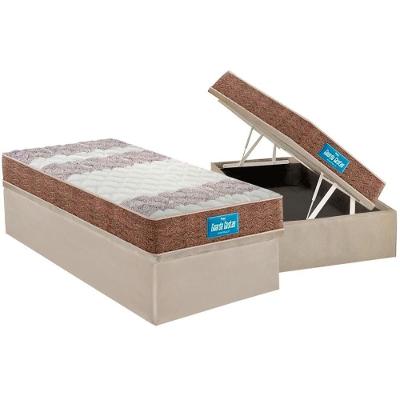 Cama Box Baú Crc Solt +colchão D33 Ortopédico Intense Probel 88