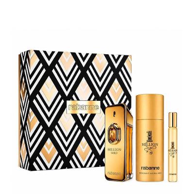 Kit Perfume Million Gold Elixir Parfum Intense Masculino Oriental Baunilha 100ML Paco Rabanne