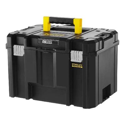 Caixa Plástica para Ferramentas Pro-stack com Fecho em Metal Anti-ferrugem Preto Stanley 22,2L
