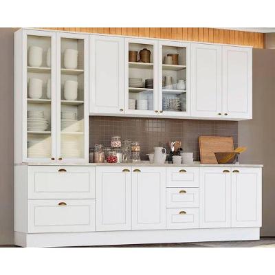 Cozinha Completa C5p44 4 Portas 5 Gavetas MDF 120CM e 80CM Branco Móveis Henn