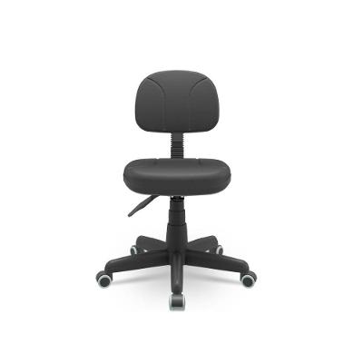 Cadeira Giratória Nr 17 Ergonômica Operativa Secretária F5 Vinil com Rodízios Preto Plaxmetal