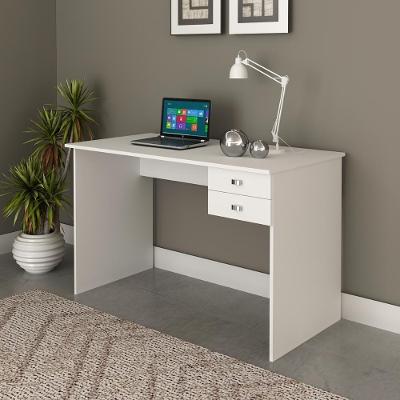 Escrivaninha ME4165 Office Quarto 2 Gavetas Branco Tecno Mobili