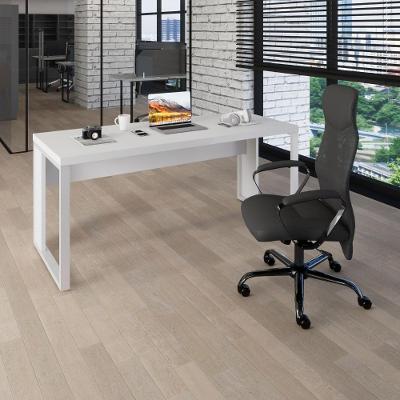 Escrivaninha Industrial Escrivaninha 170CM Branco Pés Metal F5 Office