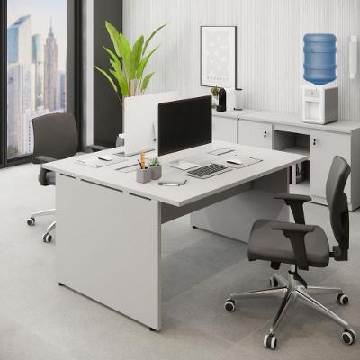 Plataforma de Trabalho para Escritório Pé Painel Linha Corporativa de Alto Padrão 135CM Cinza F5