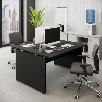 Plataforma de Trabalho para Escritório Pé Painel MDP 135CM Preto F5 Office