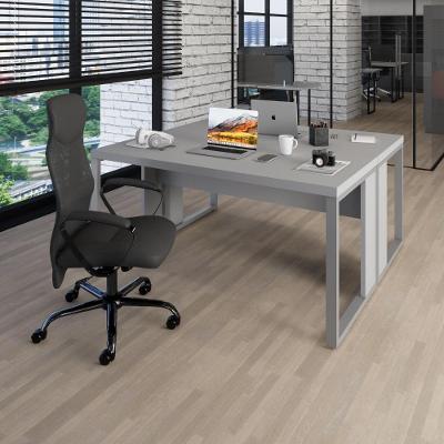 Plataforma de Trabalho para 2 Pessoas 150CM Pés Metal Cinza F5 Office