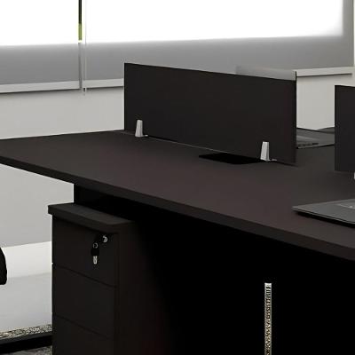 Divisória para Mesa de Trabalho 110CM MDP Preto F5 Office
