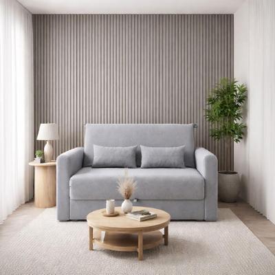 Painel Ripado Decorativo Multifuncional MDF Cinza Grigio Casa Lar Shop 240CM X 240CM