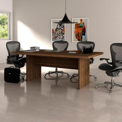 Mesa para Escritório Office Reuniões Estudos 200CM Nogal Tecno Mobili