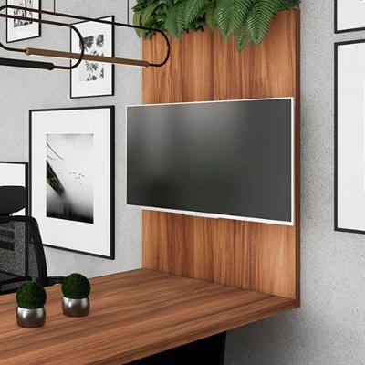 Painel para TV F5 Office sem Porta sem Gavetas MDP 90CM Marrom