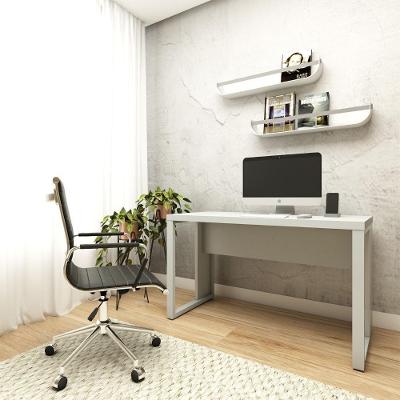 Escrivaninha Industrial Office 120CM Cinza Claro F5 Office
