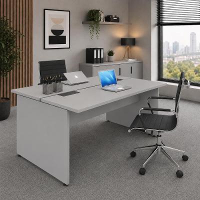 Plataforma de Trabalho para Escritório Pé Painel F5 150CM Cinza F5 Office