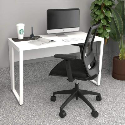 Escrivaninha Industrial Tampo 30mm 120CM MDP Branco F5 Office