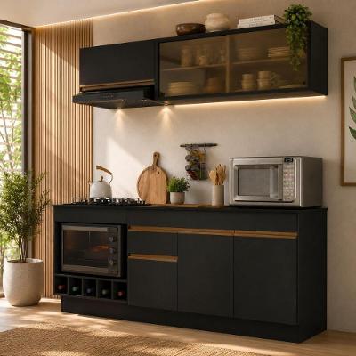 Cozinha Completa Veneza 6 Portas 1 Gaveta MDF-MDP 190CM Multimóveis