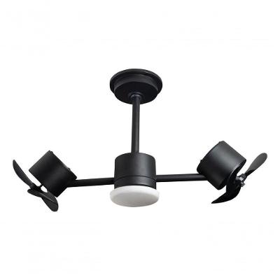 Ventilador de Teto Treviso 60W 90CM 3 Pás 3 Velocidades Preto Infinit Led