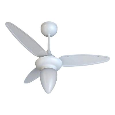 Ventilador de Teto Ventisol 75W 120CM 3 Pás 6 Velocidades Wind Br Branco Bivolt