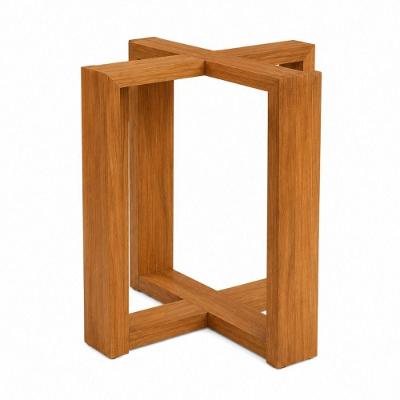 Base para Mesa Rubi Maior sem Porta Madeira Eucalipto 80CM Cinamomo