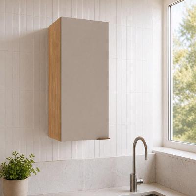 Armário Aéreo Vitra 40CM 1 Porta MDF Porta de Bater Café Luciane Móveis