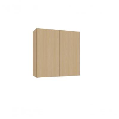Armário Aéreo Domus 80CM 2 Portas MDF Porta de Bater Carvalho UV