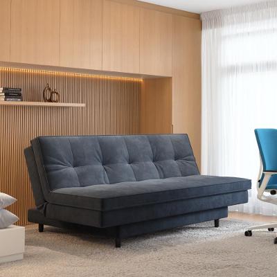 Sofá-cama Roz Plush 3 Lugares Reclinável 182CM Grafite CIALAR MÓVEIS