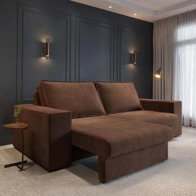 Sofá Capri 2 Lugares Retrátil e Reclinável 160CM Marrom Suede