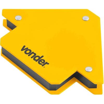 Esquadro Magnético para Soldador 10 Kgf para Ponteamento Seguro em Ângulos 135° 90° 45° Vonder