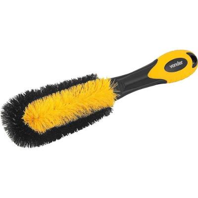 Escova para Furo de Rodas Tipo Pepino Linha Ostenvonder com Cerdas em Nylon e Arame Flexível Vonder