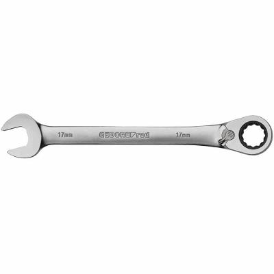 Chave Combinada com Catraca Reversível R07200270 Cromado Fosco Contra Corrosão Gedore