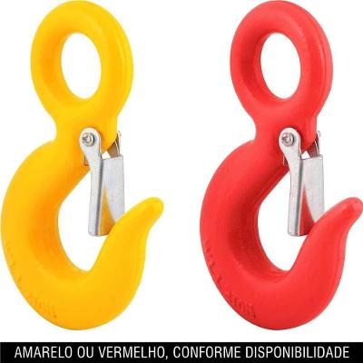 Gancho de Aço com Olhal 2,0 Toneladas 7-16 com Trava Uso Leve Vonder