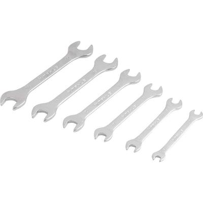 Jogo de Chaves Fixas 6mm a 17mm Aço Cromo Vanádio 6 Pçs Mayle Crescent
