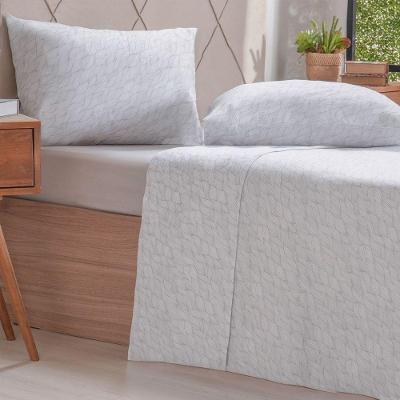 Jogo de Cama Queen 4 Pçs 150 Fios Super Macio 100% Algodão Pierre Bene Casa
