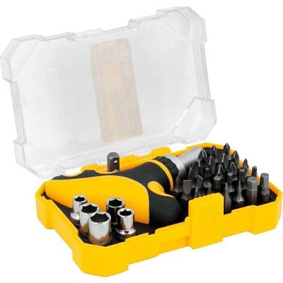 Jogo de Bits Ponteiras 32 Peças Encaixe Sextavado 1-4 com Soquetes Vonder