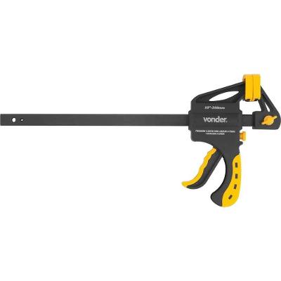 Grampo Tipo Sargento de Aperto Rápido GA 610 Fixação de Peças Plástico ABS Vonder