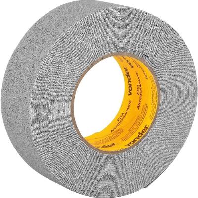 Fita Antiderrapante 50MM X 15M Prevenção em Degraus Rampas Escadas Cinza Vonder