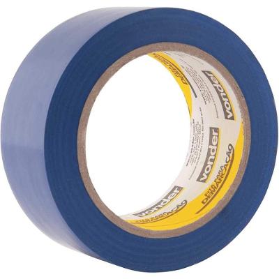 Fita Adesiva para Demarcacao 48MM X 30M Azul para Sinalizar Superficies de Risco Vonder
