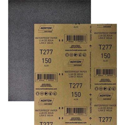 Lixa D'água T277 Lixamento a Úmido Costado de Papel Impermeável Grão 150 Norton