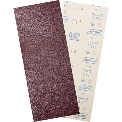Lixa Folha para Assoalho de Madeira S422 Grao 100 Carbeto de Silicio Norton 305MM X 750MM