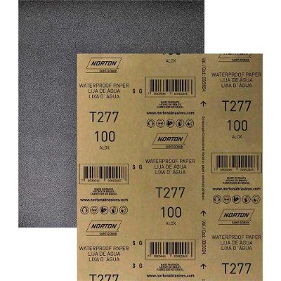 Lixa D'água T277 para Lixamento de Superfícies Metálicas Grão 100 Norton
