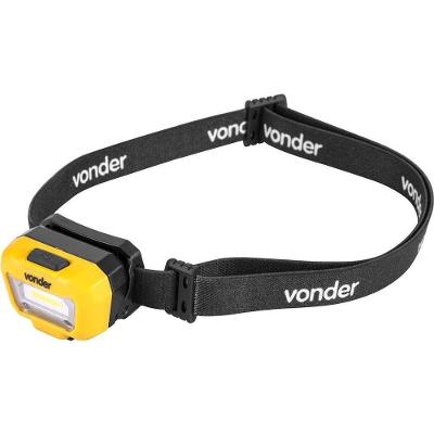 Lanterna de Cabeça Recarregável LCV 200 LED COB Sensor de Movimento Vonder