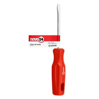 Chave de Fenda 1-8 X 5 Ponta Magnetizada Cabo Ergonômico Uso Profissional Vonder