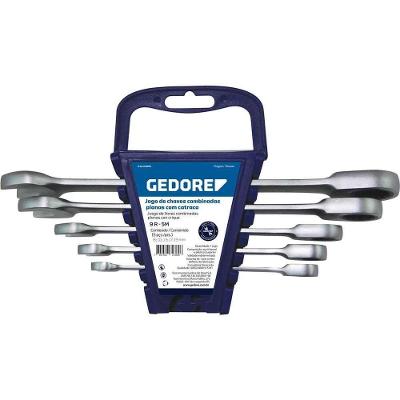 Jogo de Chaves Combinadas com Catraca 9R-5M 031.369 5 Peças 8mm a 19mm Gedore