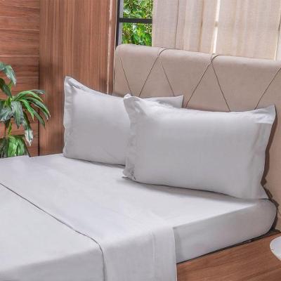 Jogo de Cama Solteiro 200 Fios Liso 3 Peças 100% Algodão Biscuit Tessi