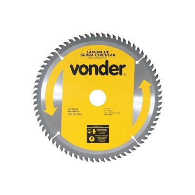 Lâmina de Serra Circular 185MM X 20MM 60 Dentes Metal Duro Vídea para Madeira Vonder