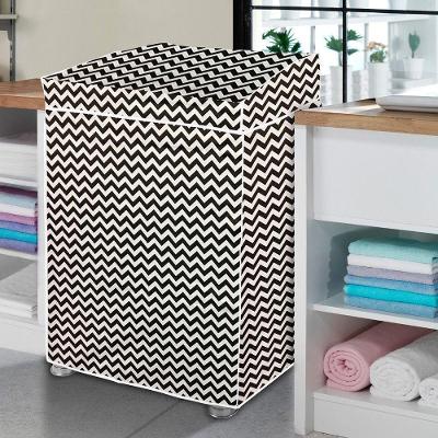 Capa para Máquina de Lavar Zigzag m Protetora Laminada de PVC e Poliéster Vida Pratika