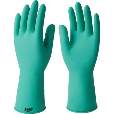 Luva de Látex Soft Antiderrapante com Forro Flocos de Algodão Confortável Verde Sanro