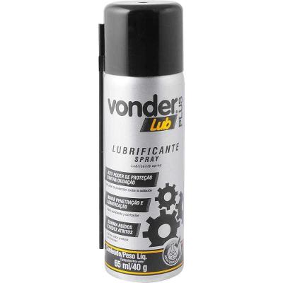 Lubrificante em Spray VONDER LUB PLUS Desengripante Protetor Anticorrosivo 65ML Vonder