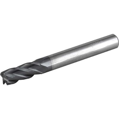 Fresa de Topo Toroidal 5315400060 6MM 4 Cortes Raio 0,5 Revestimento Nitreto de Titanio e Aluminio